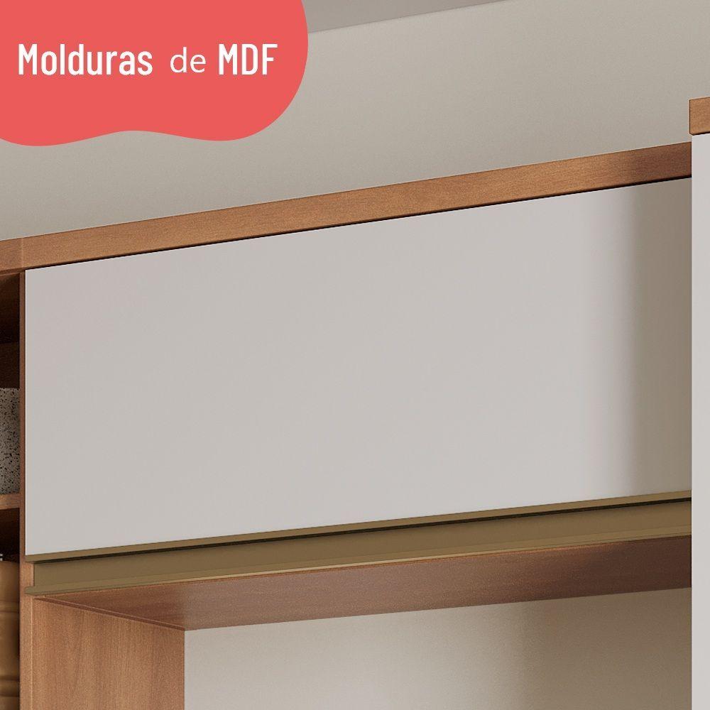 Módulo aéreo Macadamia 80 cm 1P Canela- blanco-3