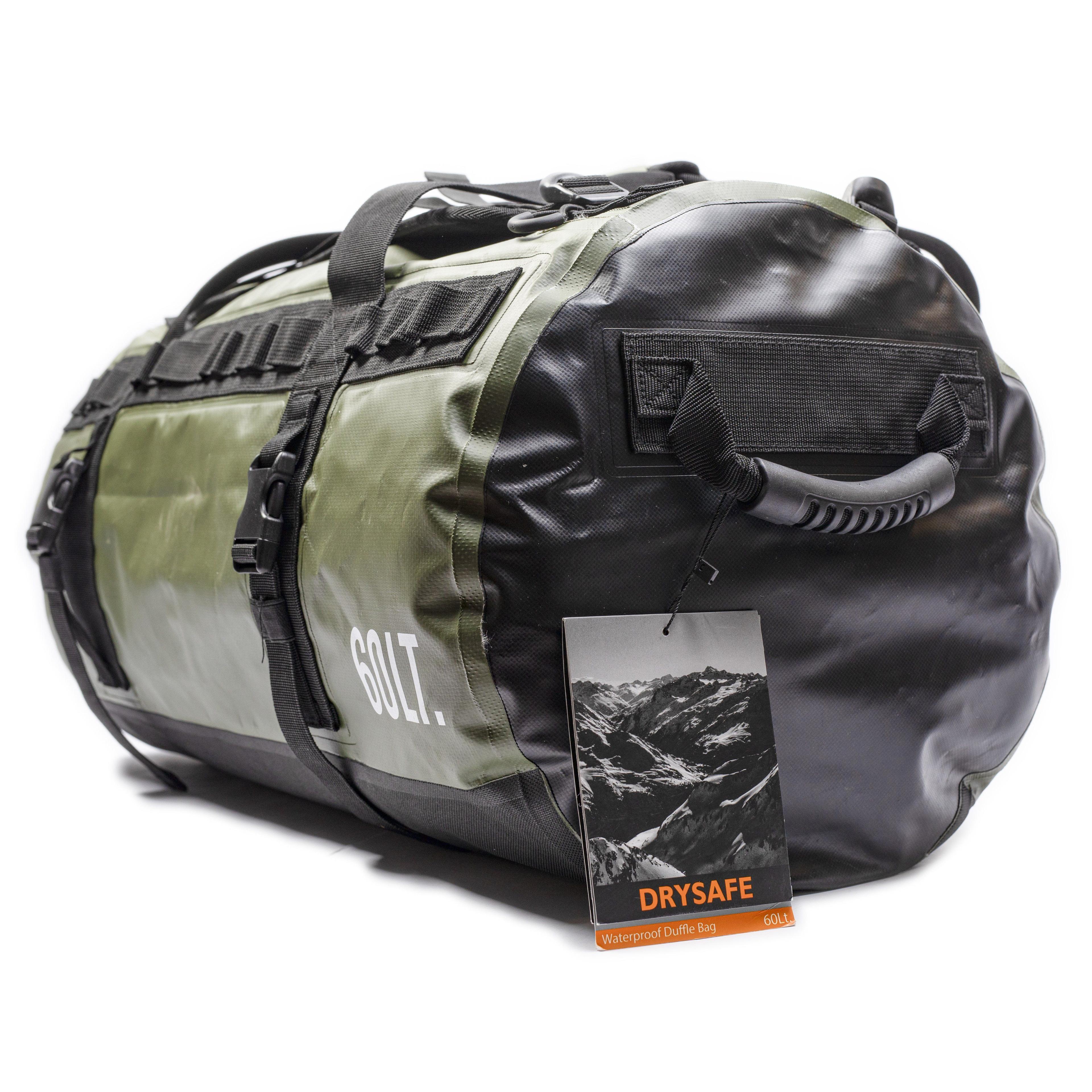 Bolso Duffel Bag 60 Litros Waterproof - Drysafe - Verde-3