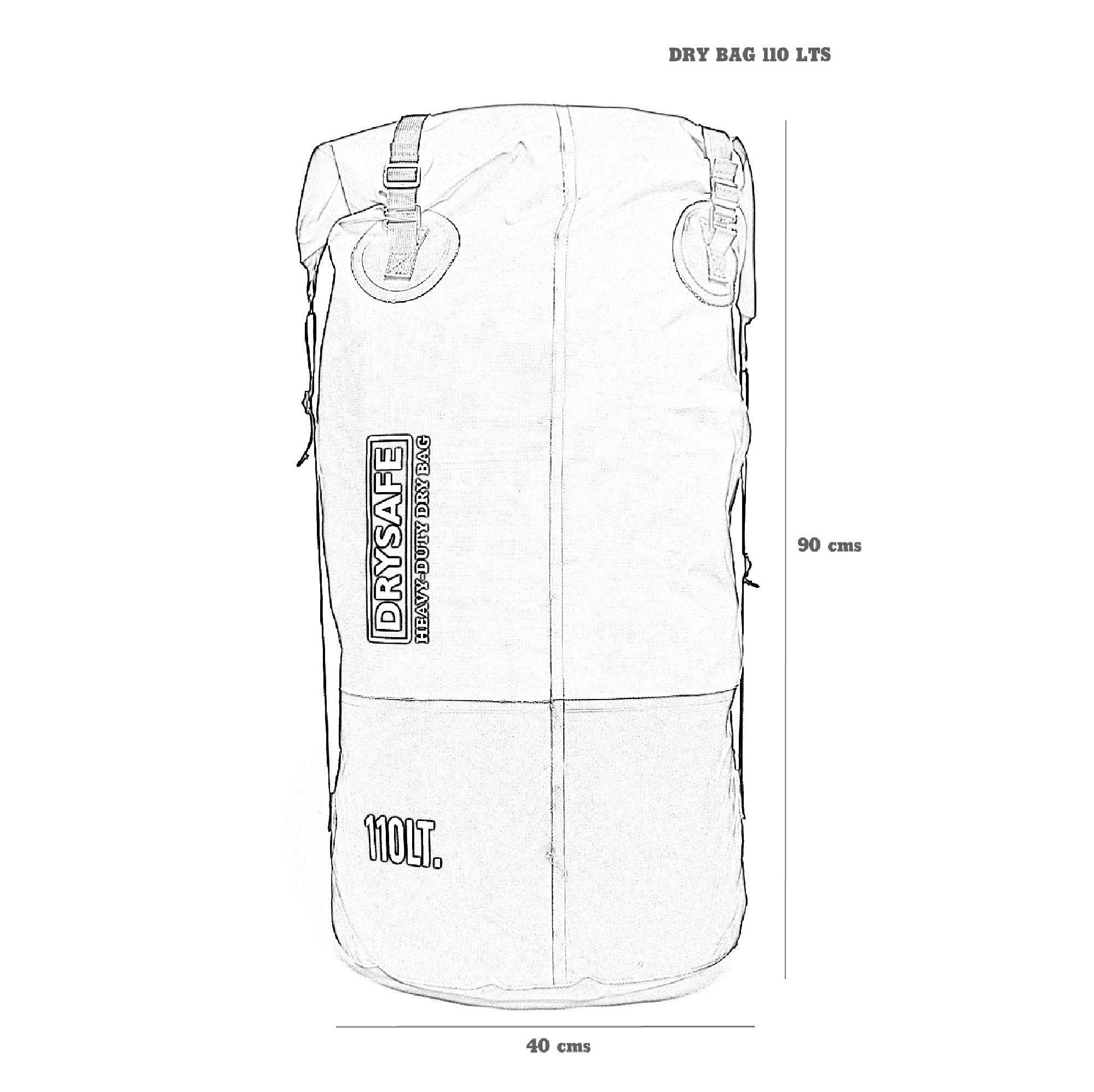 Bolso Seco 110 Lts Impermeable Outdoor Rafting Buceo-5