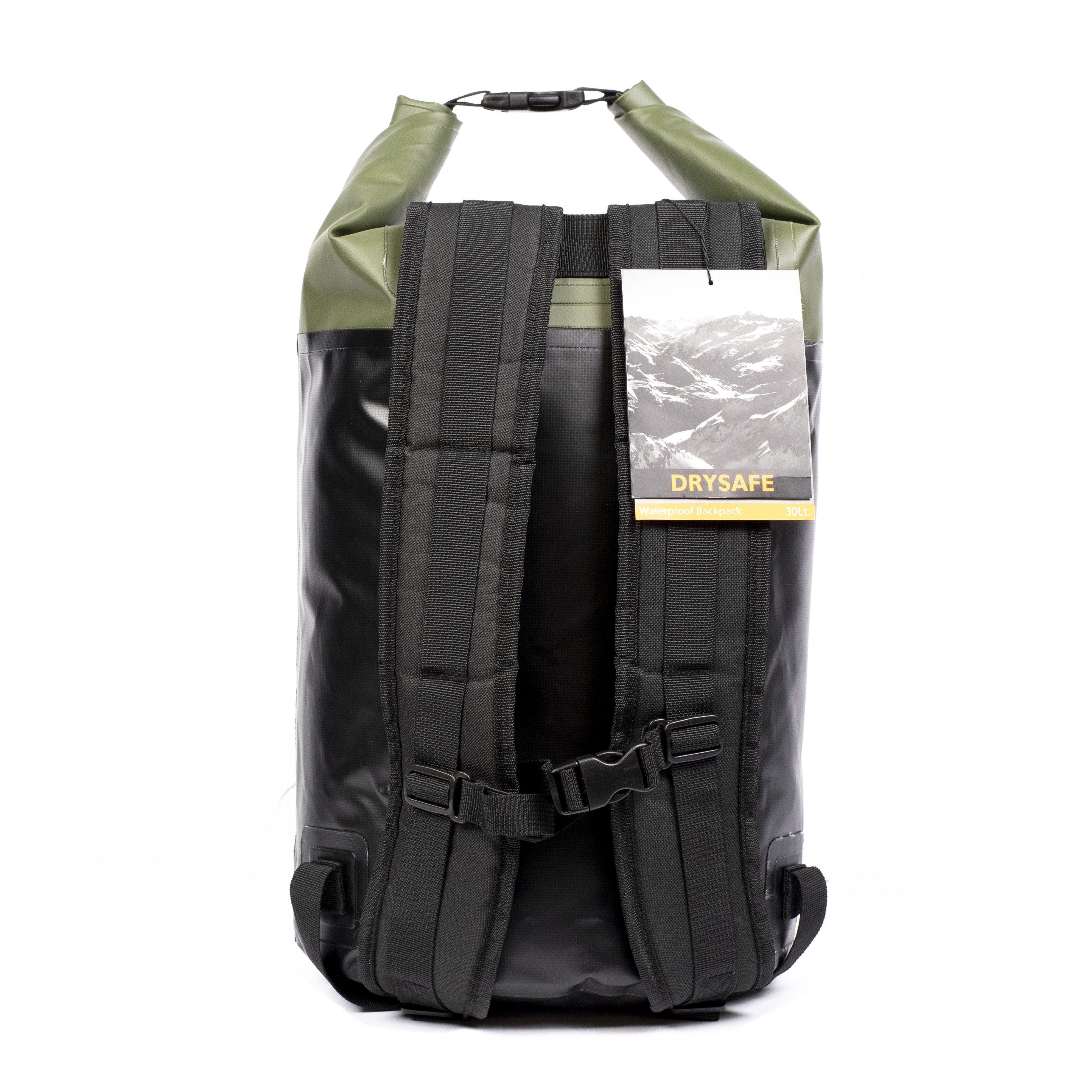 Mochila Morral 30 Litros Waterproof - Drysafe - Verde-1