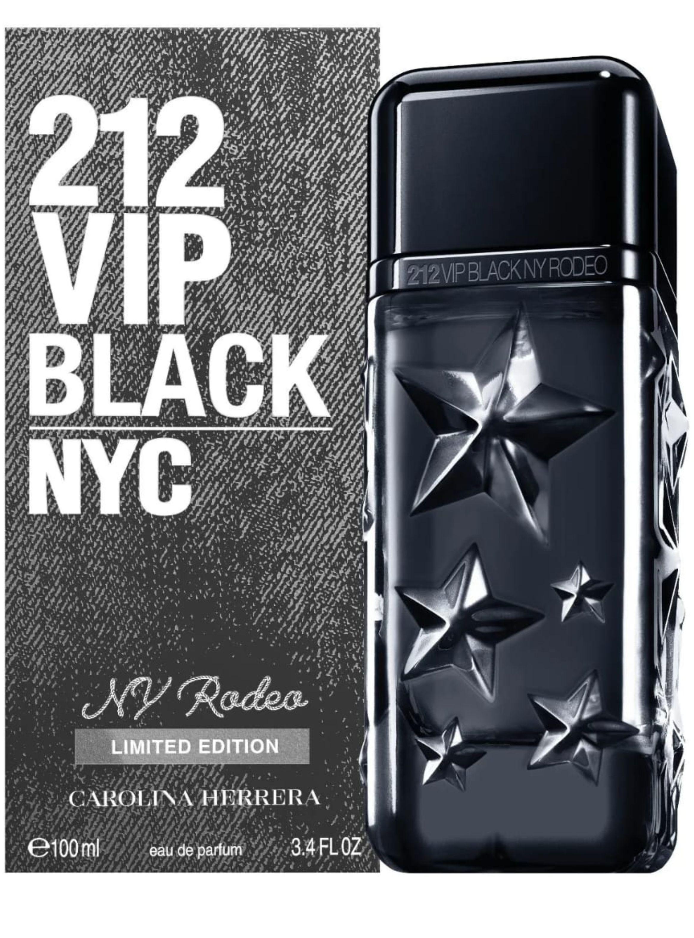 PERFUME CAROLINA HERRERA  212 VIP BLACK NY RODEO HOMBRE EDP 100ML LIMITED EDITION -0
