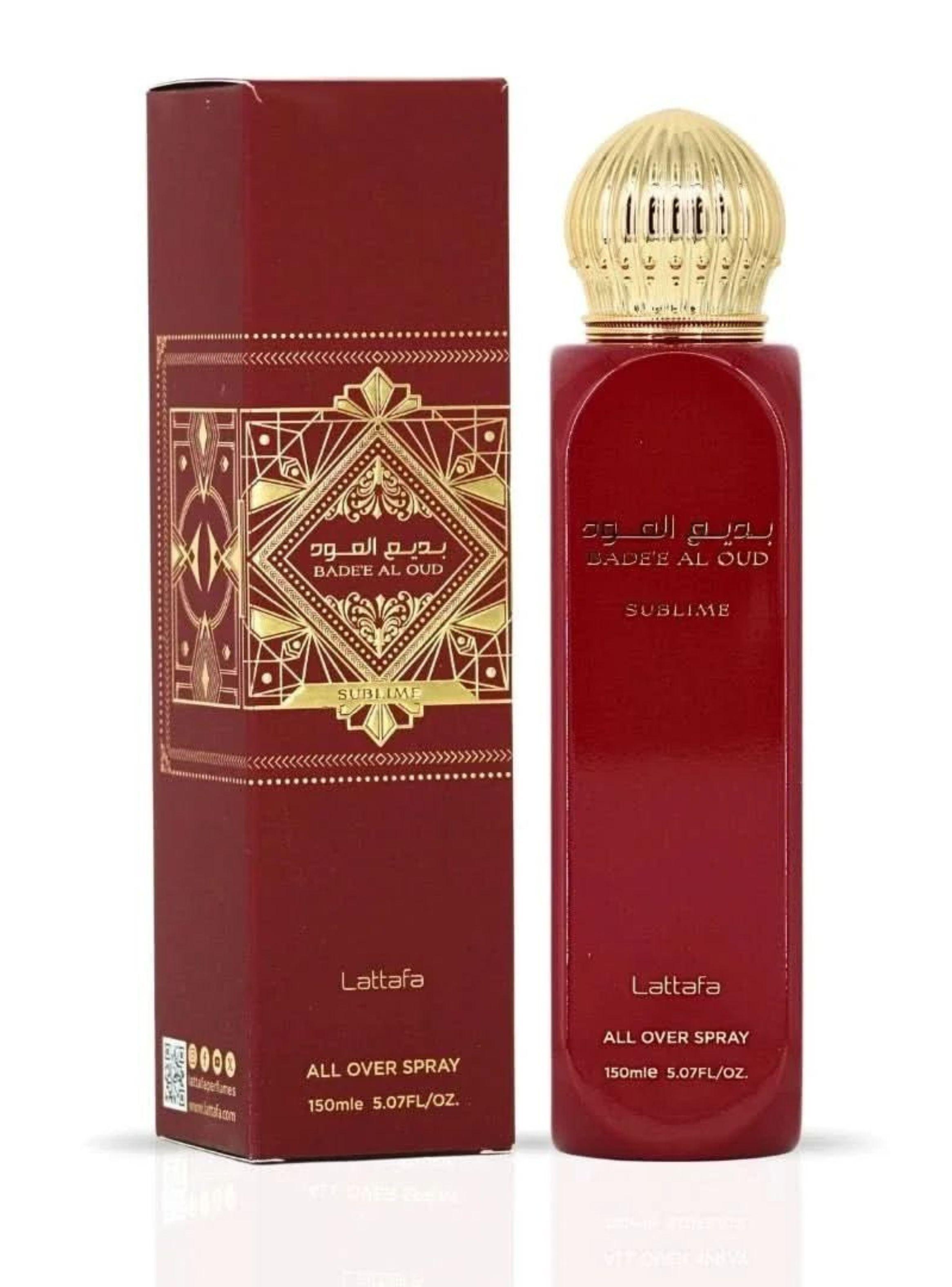 PERFUME LATTAFA BADEE AL OUD SUBLIME ALL OVER SPRAY 150ML-0