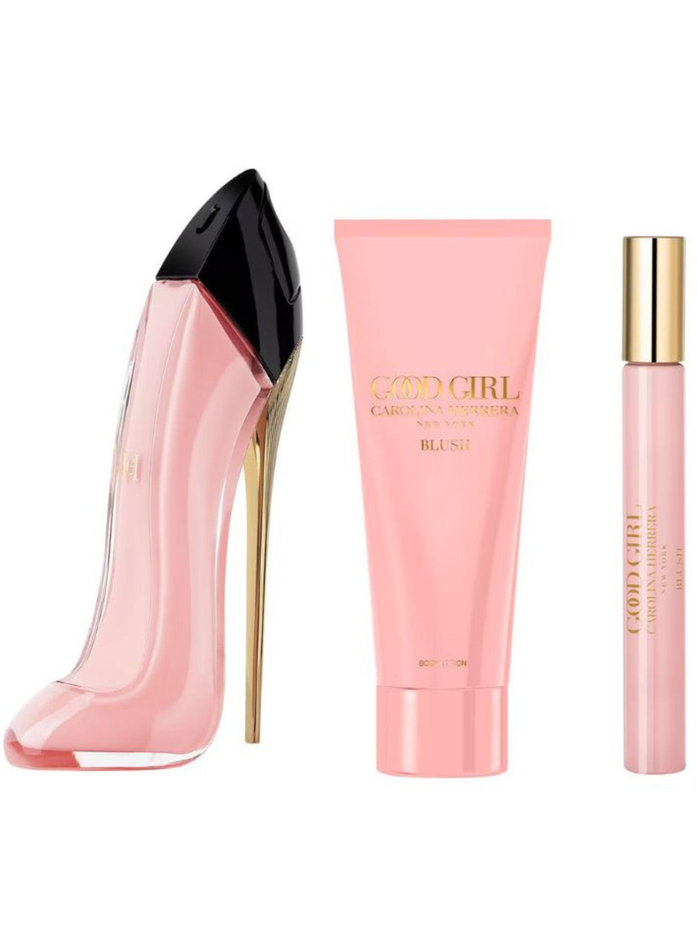 PERFUME  CAROLINA HERRERA GOOD GIRL BLUSH ESTUCHE EDP 80ML+LOCION 100ML+MINI 10ML-1