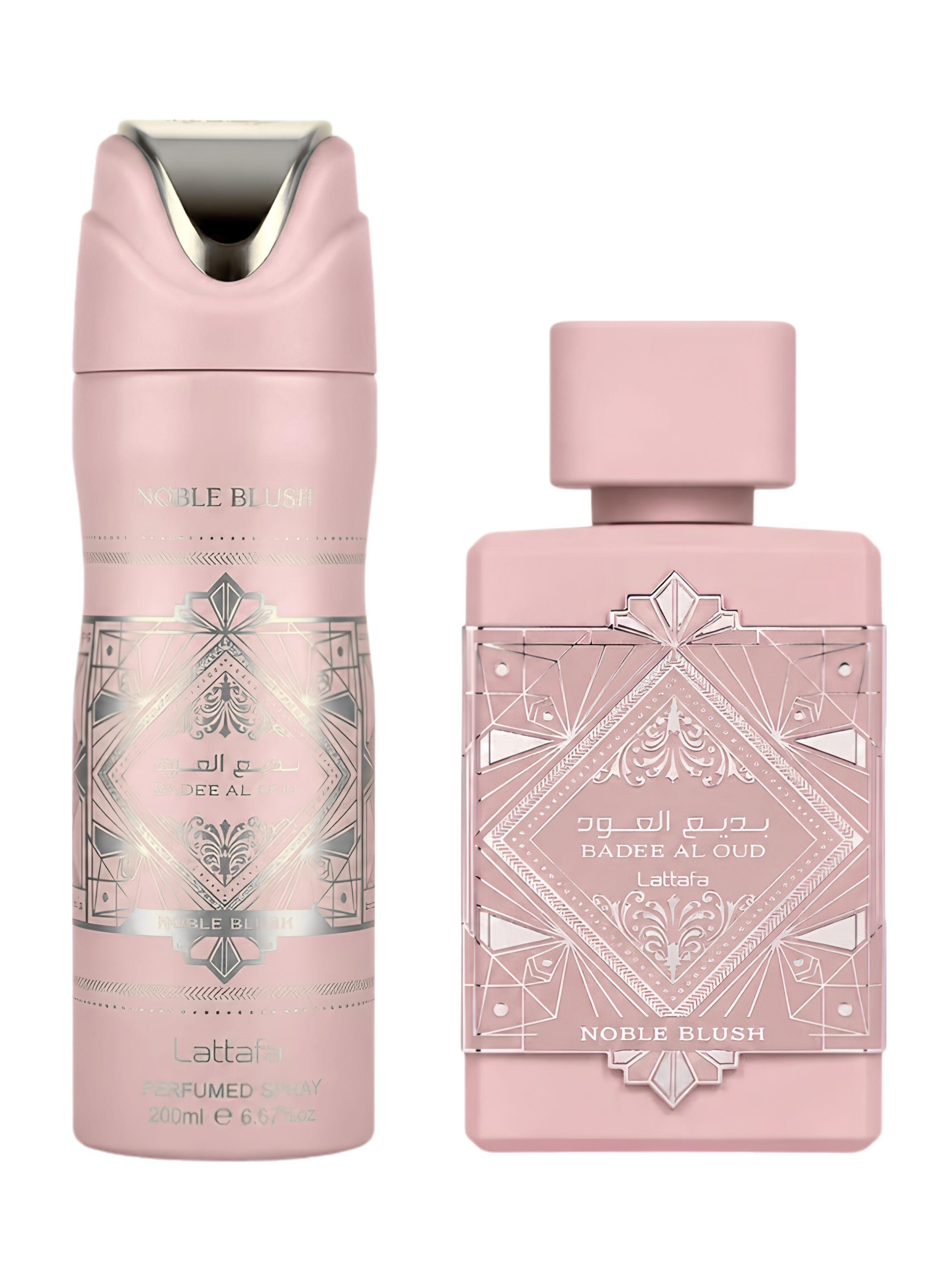 LATTAFA BADEE AL OUD NOBLE BLUSH ESTUCHE EDP 100ML+DESODORANTE 200ML-1