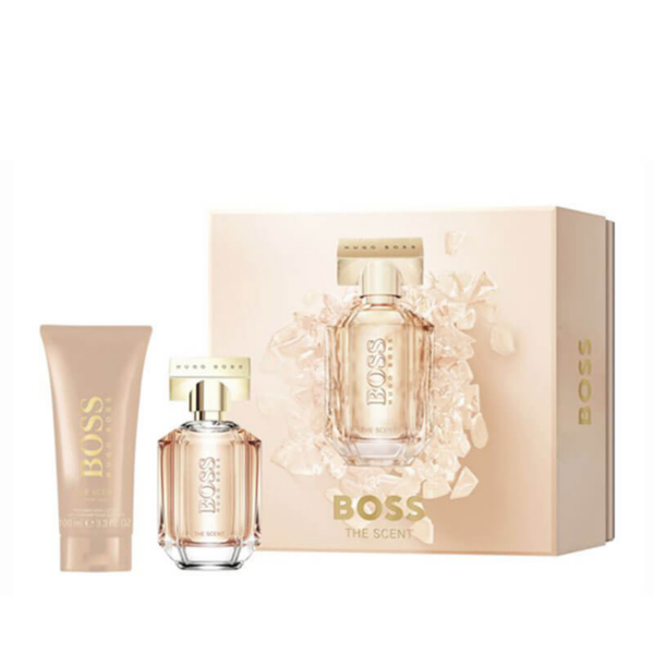 PERFUME  HUGO BOSS THE SCENT MUJER ESTUCHE EDP 50ML+LOCION 75ML-1