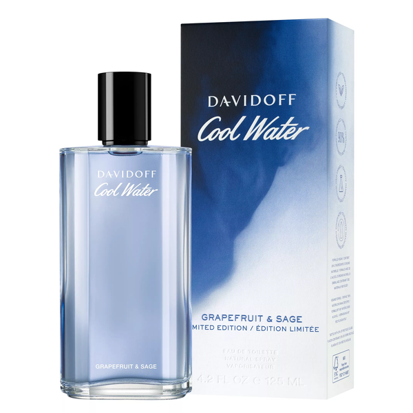 PERFUME  DAVIDOFF COOL WATER GRAPEFRUIT AND SAGE EDT 125ML-0