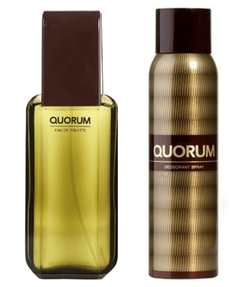 PERFUME  QUORUM ESTUCHE EDT 100ML+DESODORANTE 150ML-1