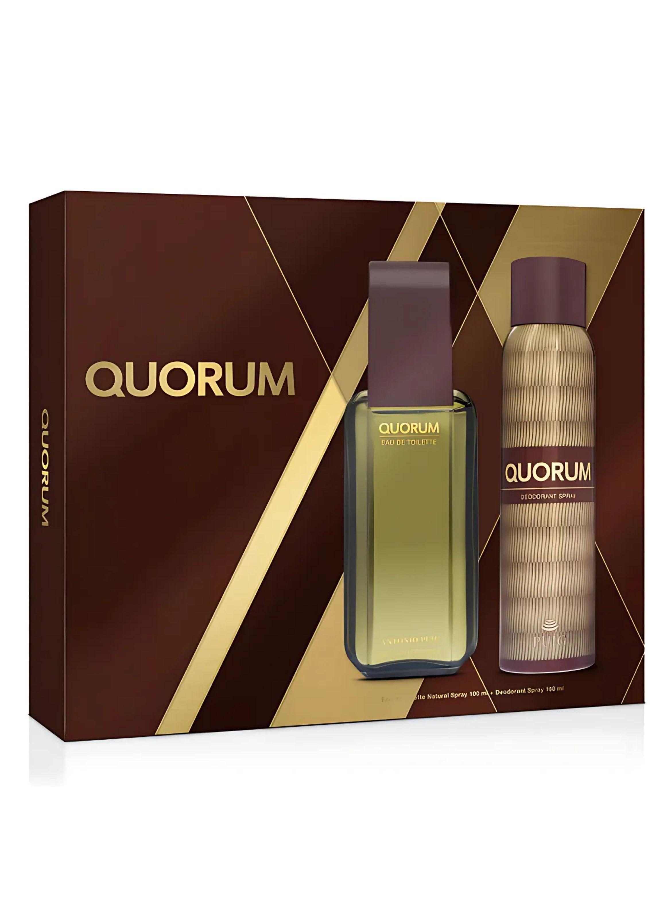 PERFUME  Puig Quorum Estuche Edt 100ml+Desodorante 150ml-0