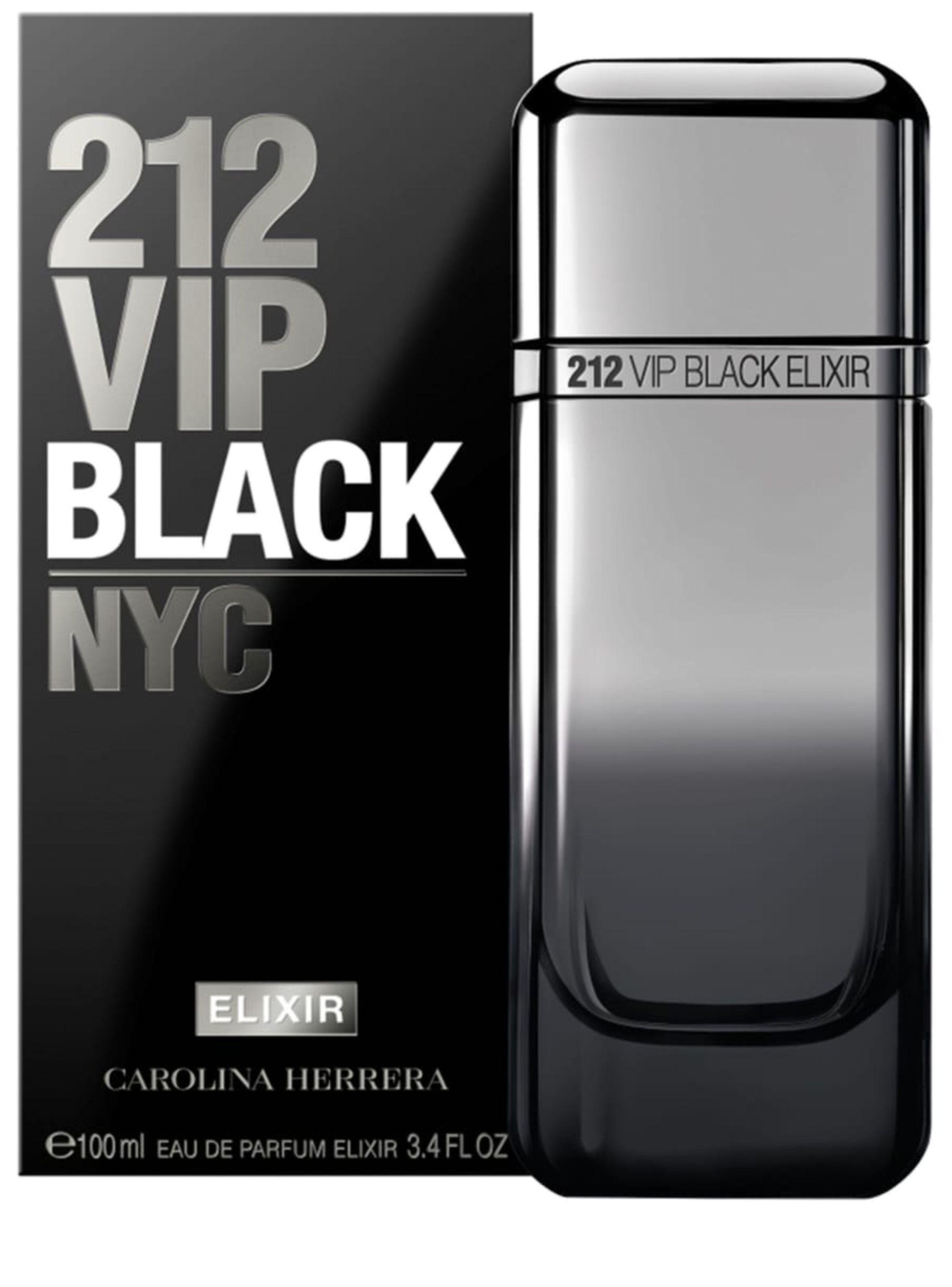 PERFUME CAROLINA HERRERA 212 VIP BLACK ELIXIR EDP 100ML-0