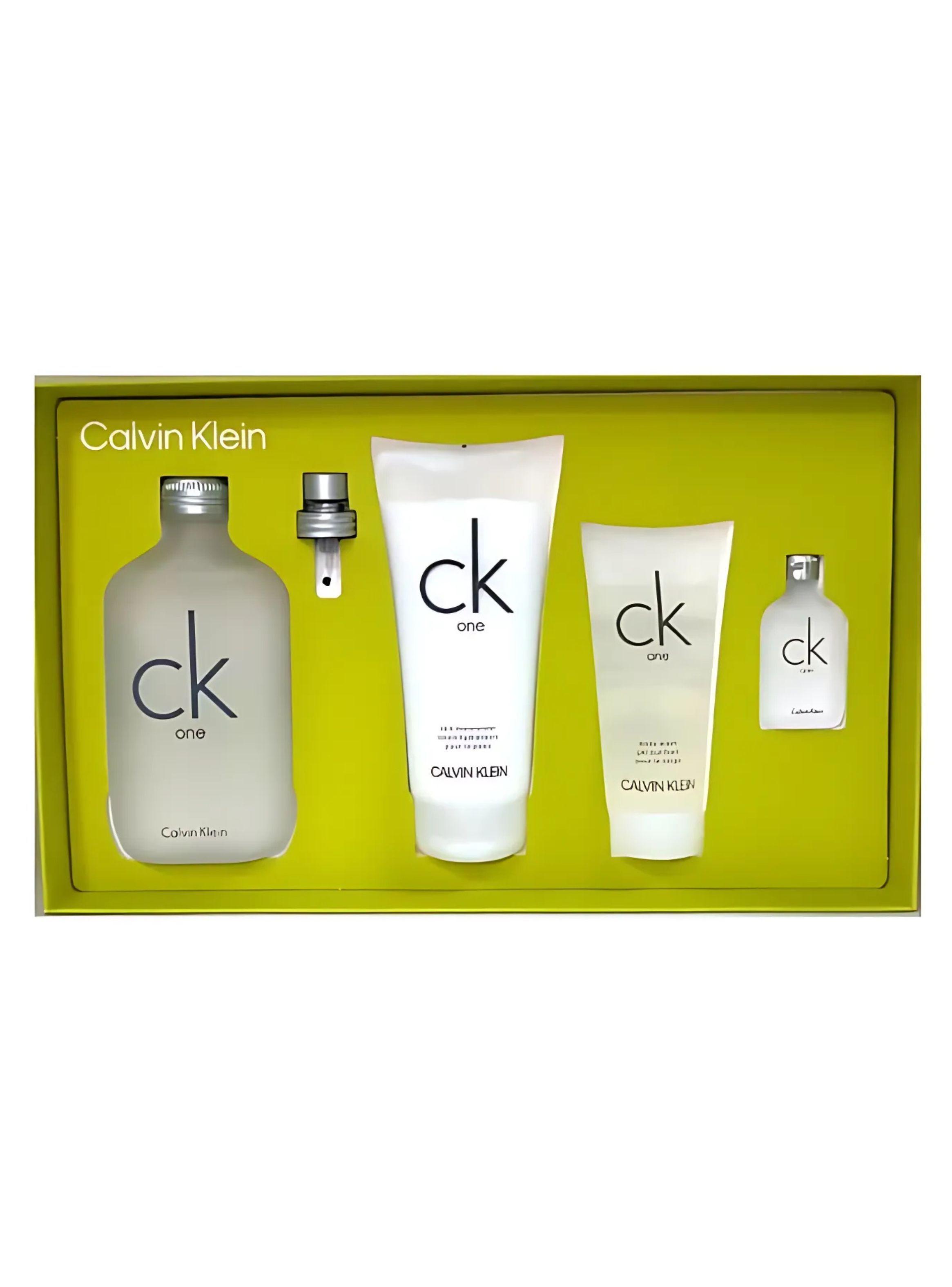 PERFUME  CALVIN KLEIN CK ONE ESTUCHE EDT 200ML+LOCION 200ML+GEL 100ML+EDT 15ML-0