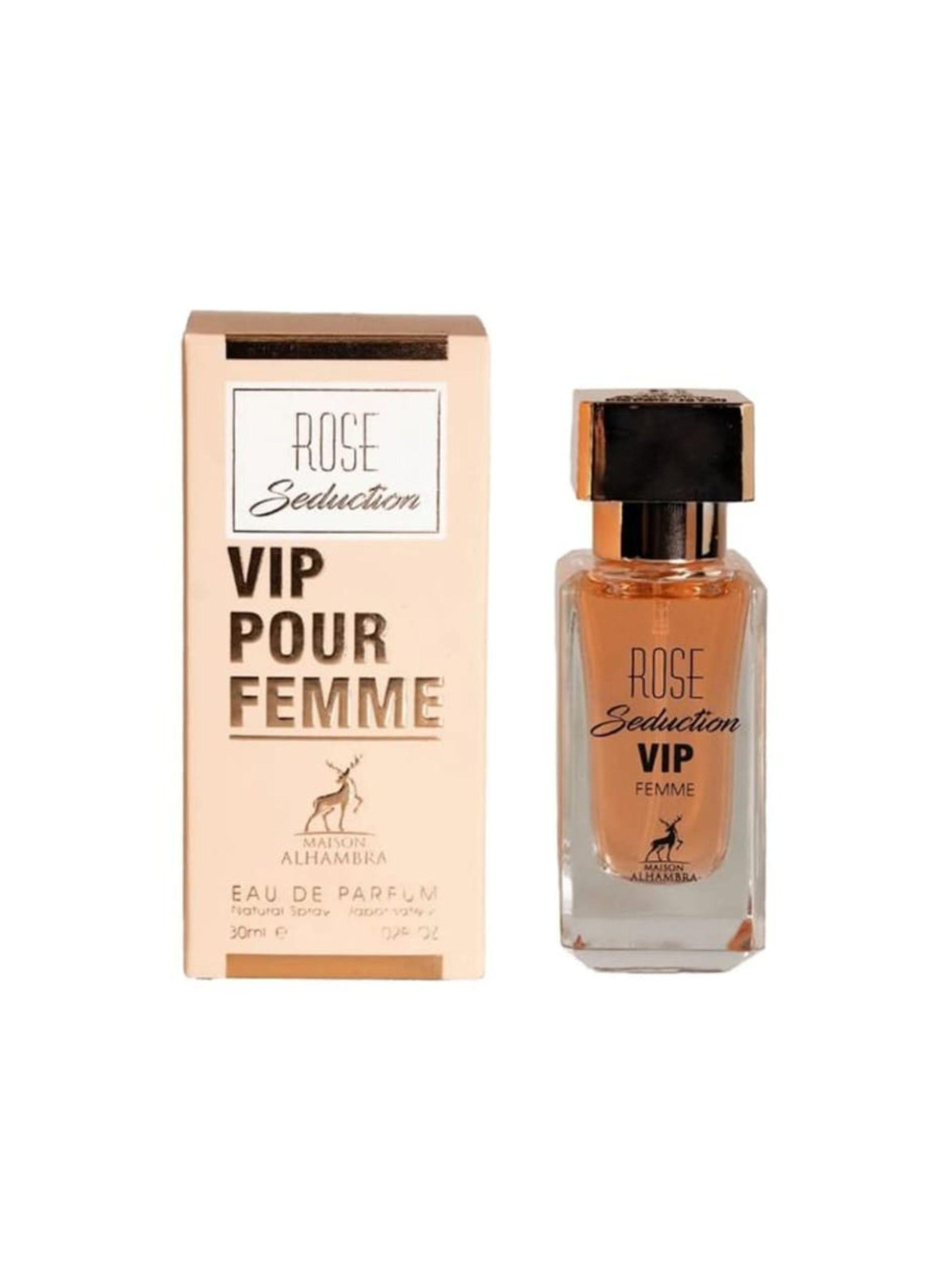 PERFUME MAISON ALHAMBRA ROSE SEDUCTION VIP POUR FEMME EDP 30ML-0