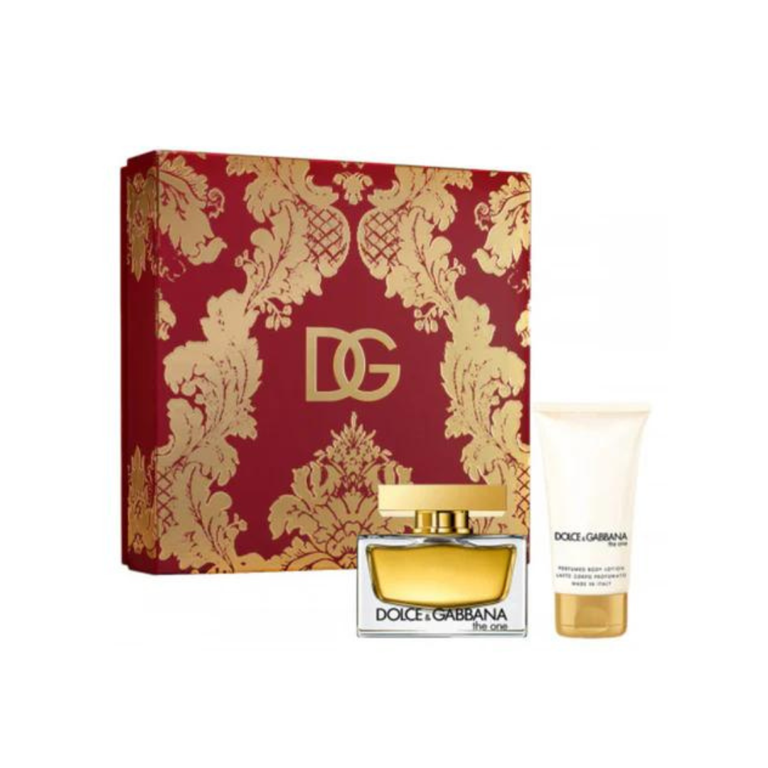 PERFUME  DOLCE & GABANNA THE ONE ESTUCHE EDP 75ML+LOCION 50ML-0
