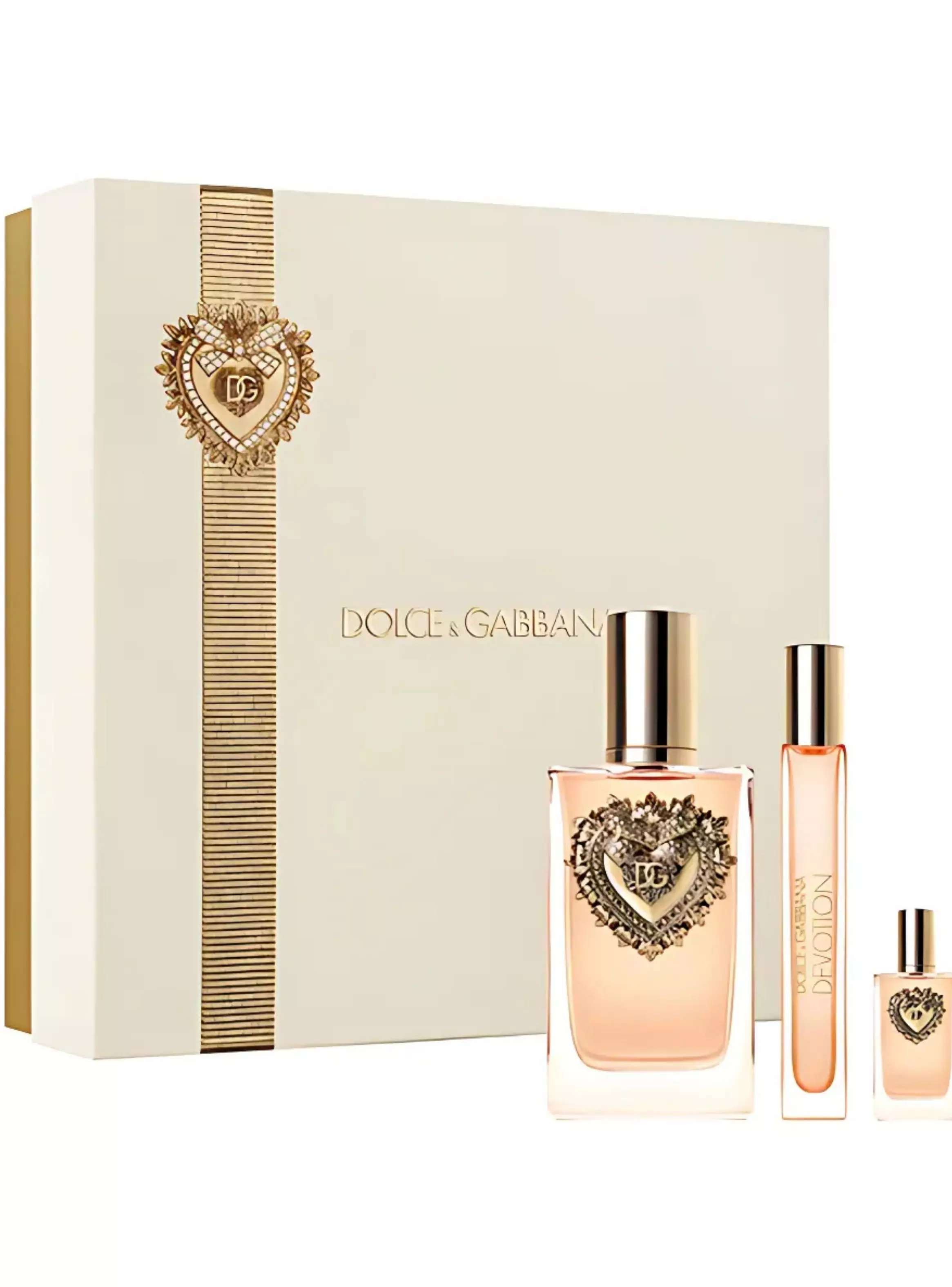PERFUME  DOLCE & GABBANA DEVOTION ESTUCHE EDP 100ML+10ML+5ML-0