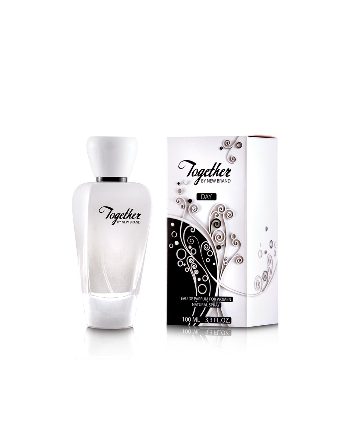 PERFUME  NEW BRAND PRESTIGE TOGETHER DAY MUJER EDP 100ML-0