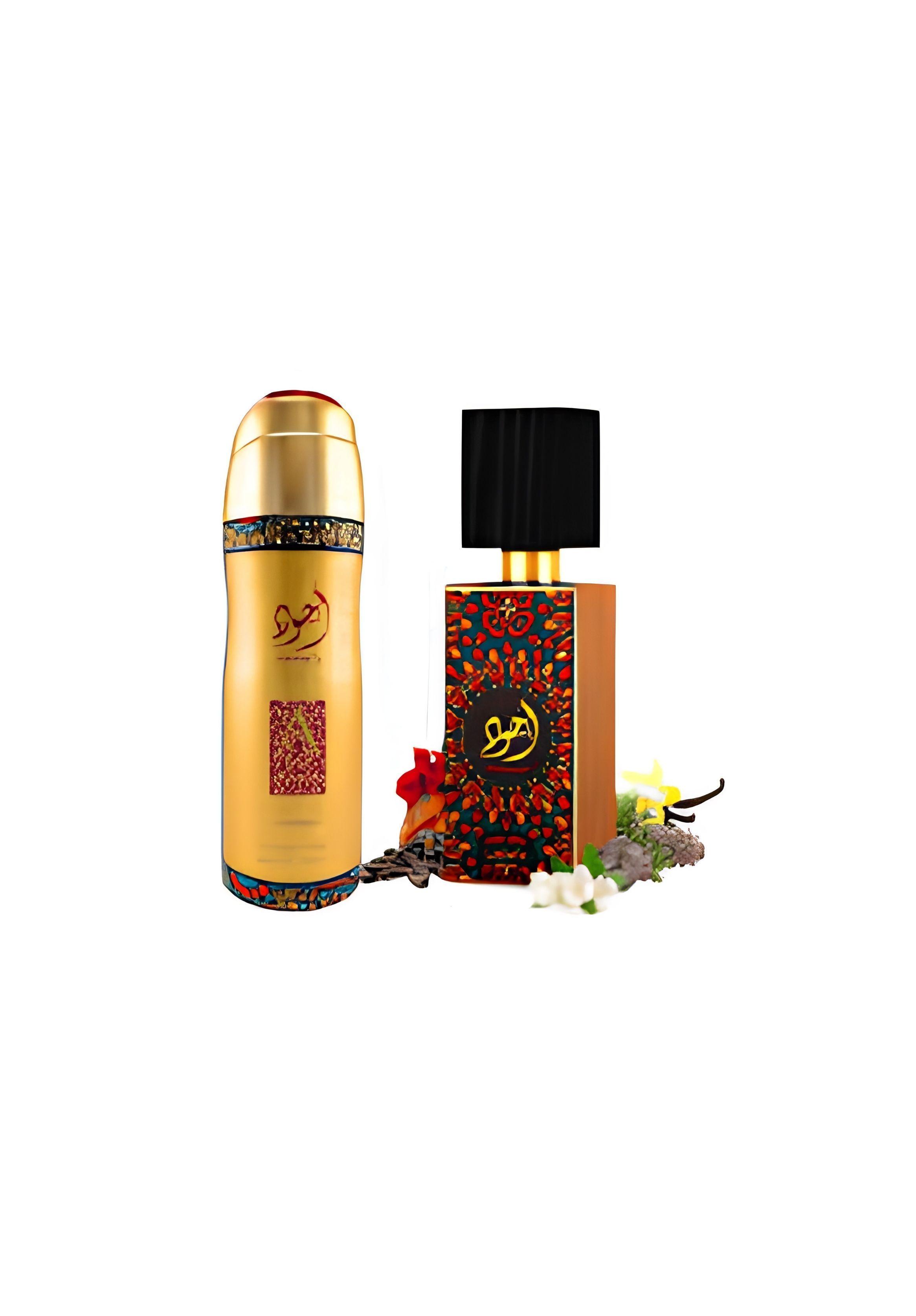 PERFUME LATTAFA AJWAD ESTUCHE EDP 60ML + DEO SPRAY 200ML-1