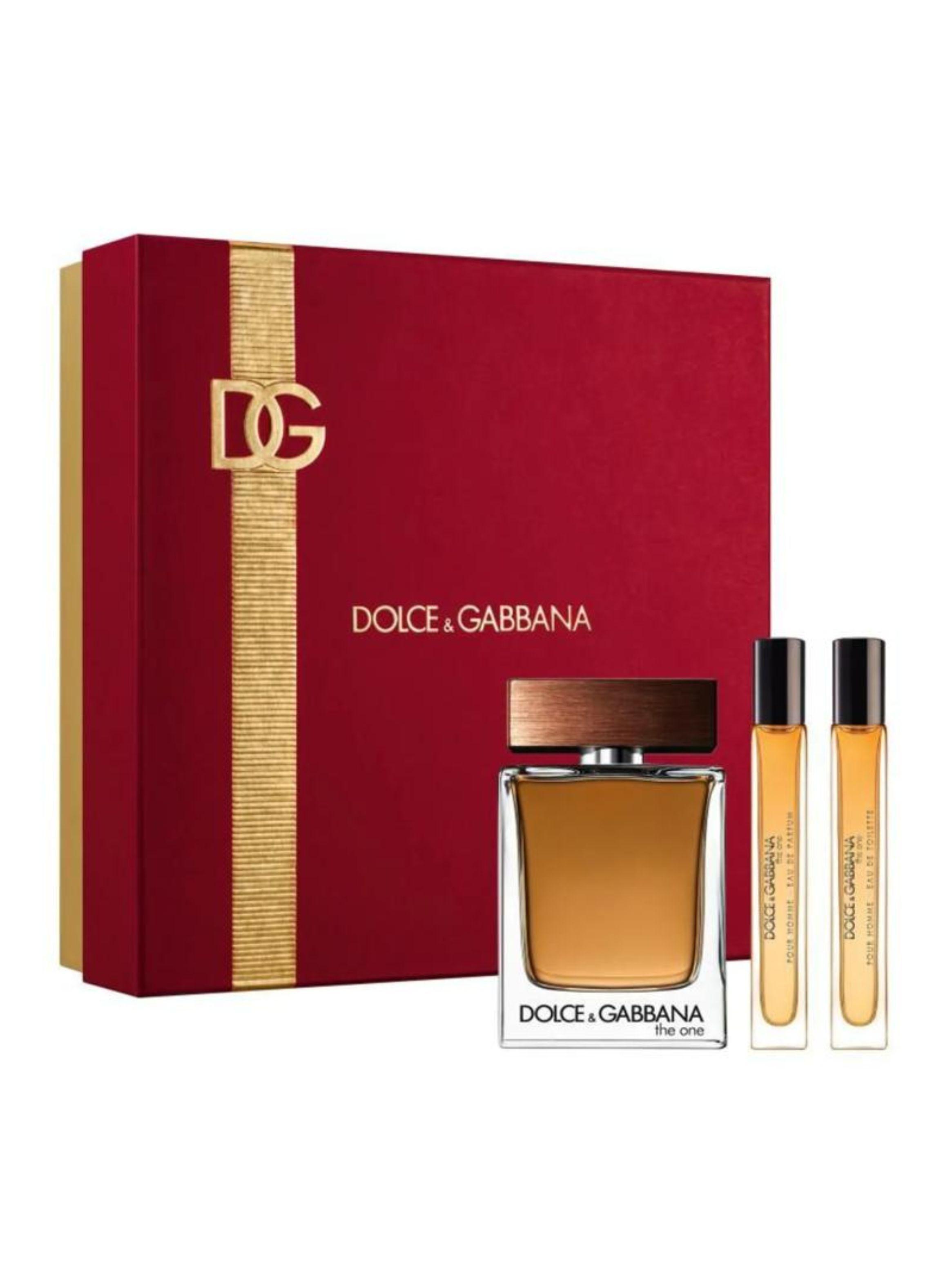 PERFUME DOLCE & GABBANA THE ONE POUR HOMME ESTUCHE EDT 100ML+MINI EDP 10ML+MINI EDT 10ML-0