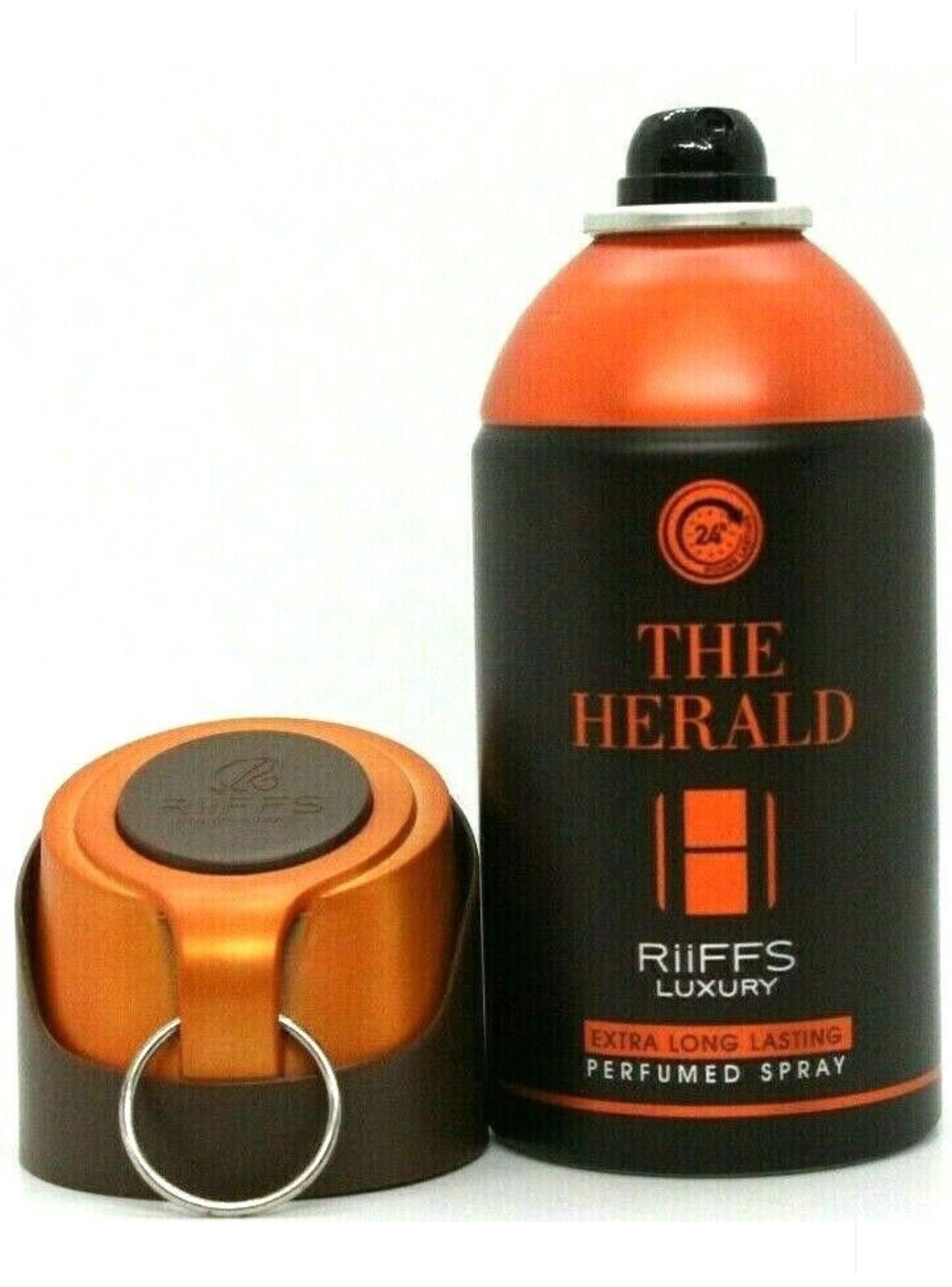 PERFUME  RIIFFS LUXURY THE HERALD MEN PERFUMED BODY SPRAY 250ML-0