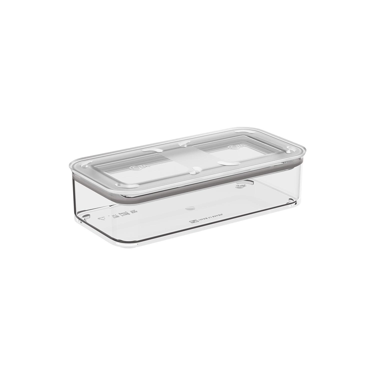 Contenedor Hermético Rectangular Modo 530ml Cristal -5