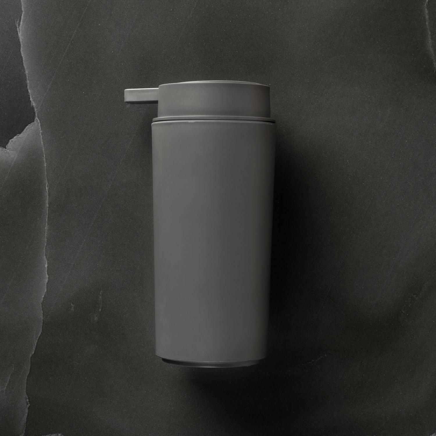 Dispensador de Jabón Liquido 290ml Serene Gris Grafito -2