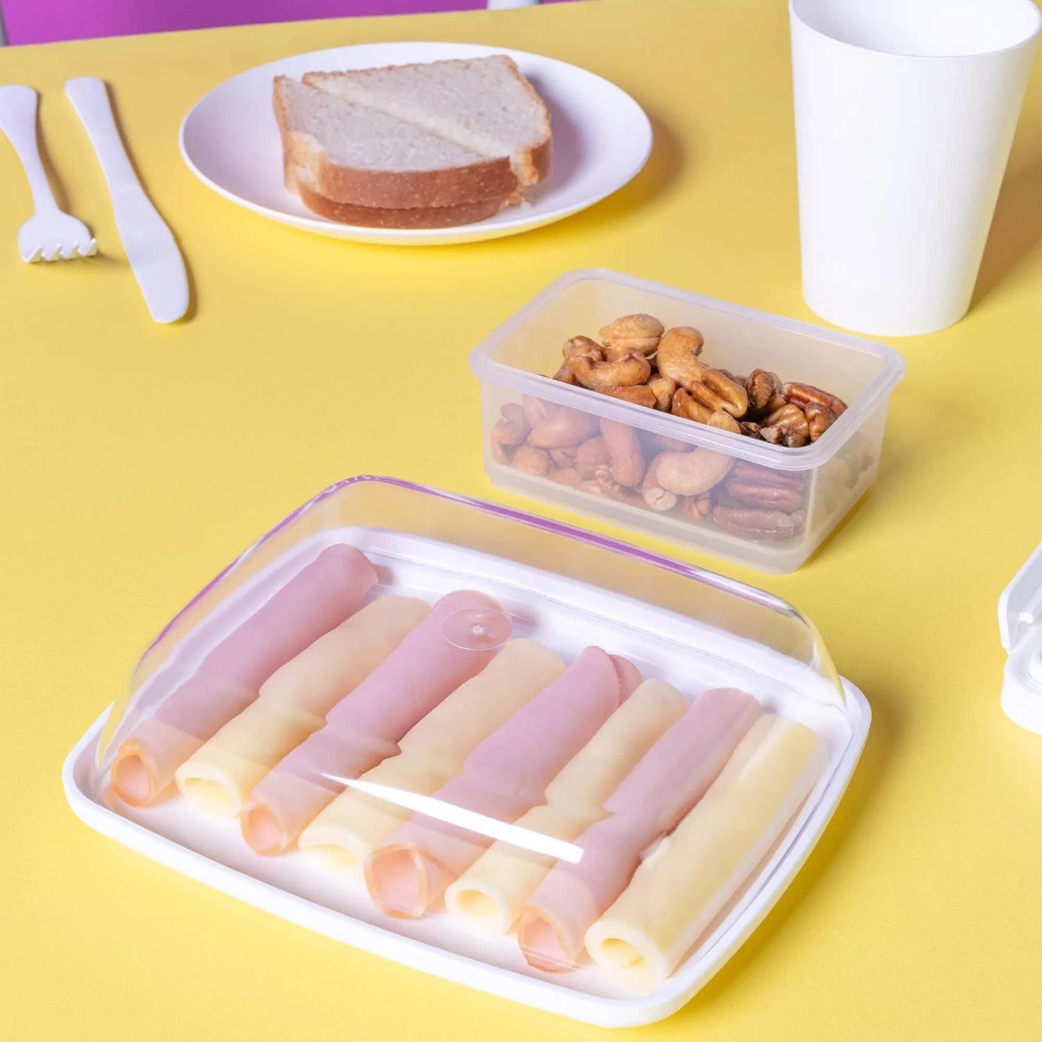 Contenedor para Jamón/Queso Cozy Gris Grafito -2