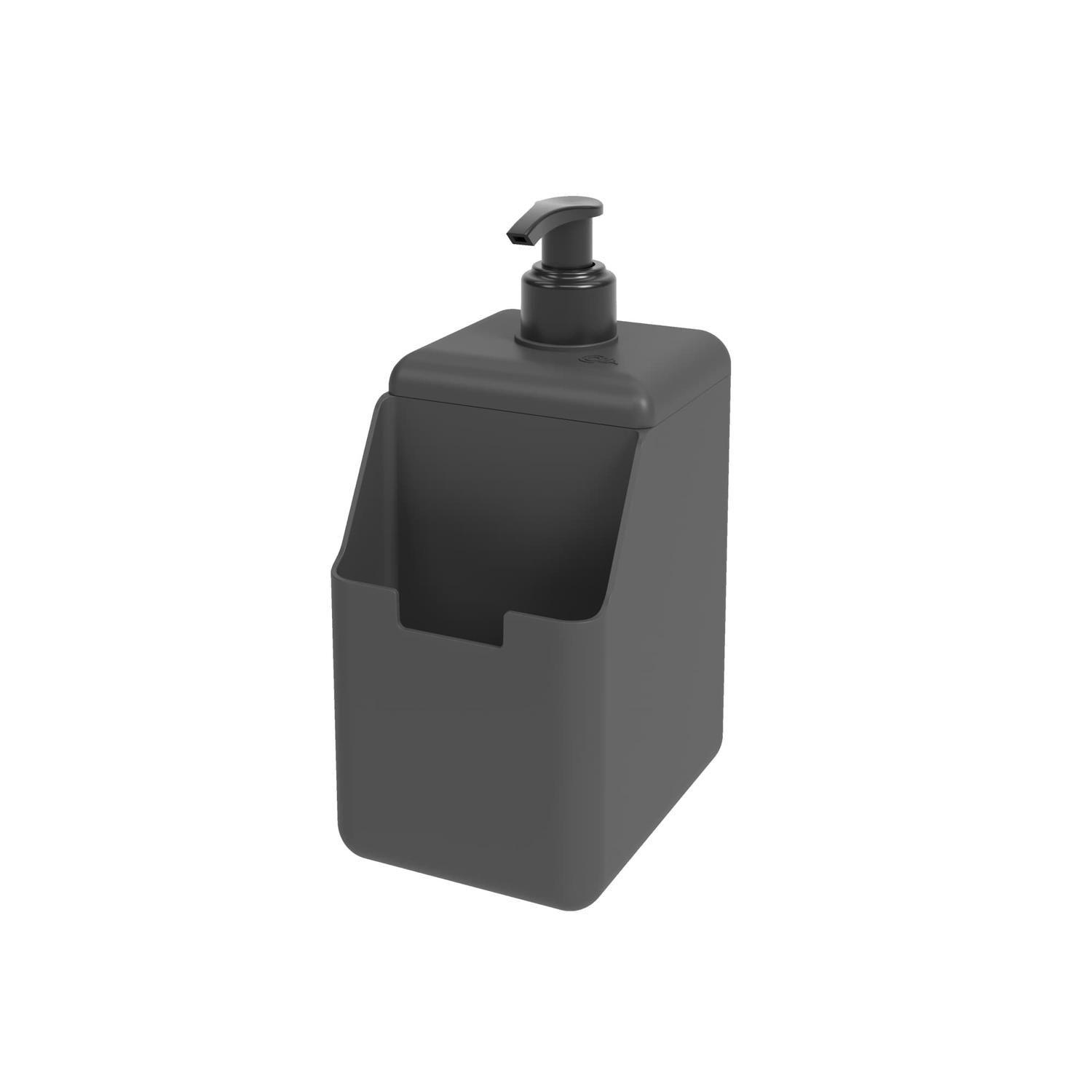 Dispensador de Detergente y Esponja 500ml Gris Grafito -2