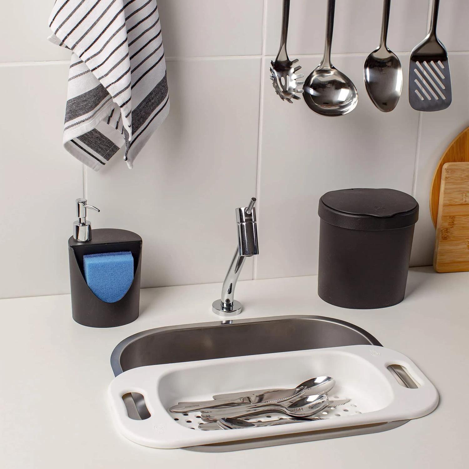Escurridor para Lavaplatos Basic Gris Frío -2