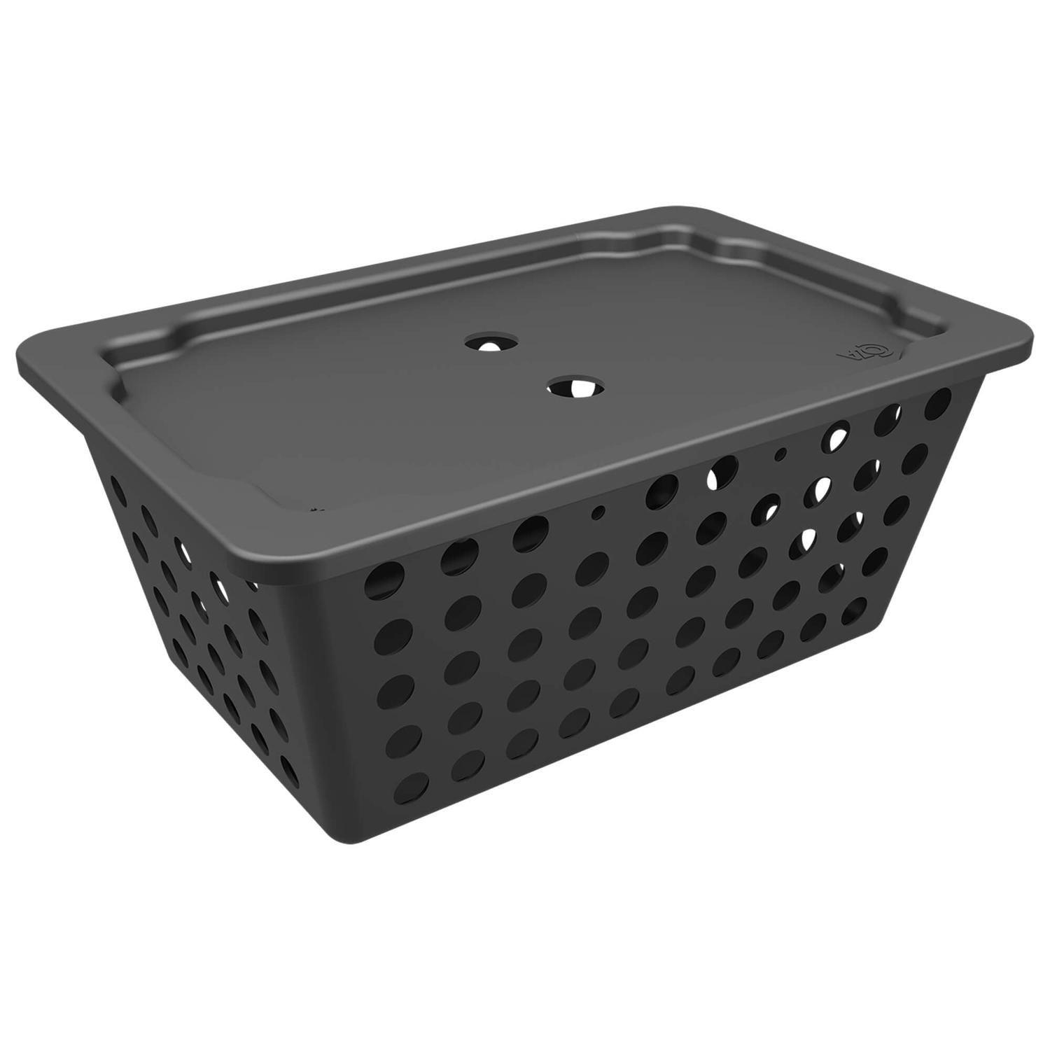 Cesta Organizadora con Tapa One Grande 4,7 L Negro -2