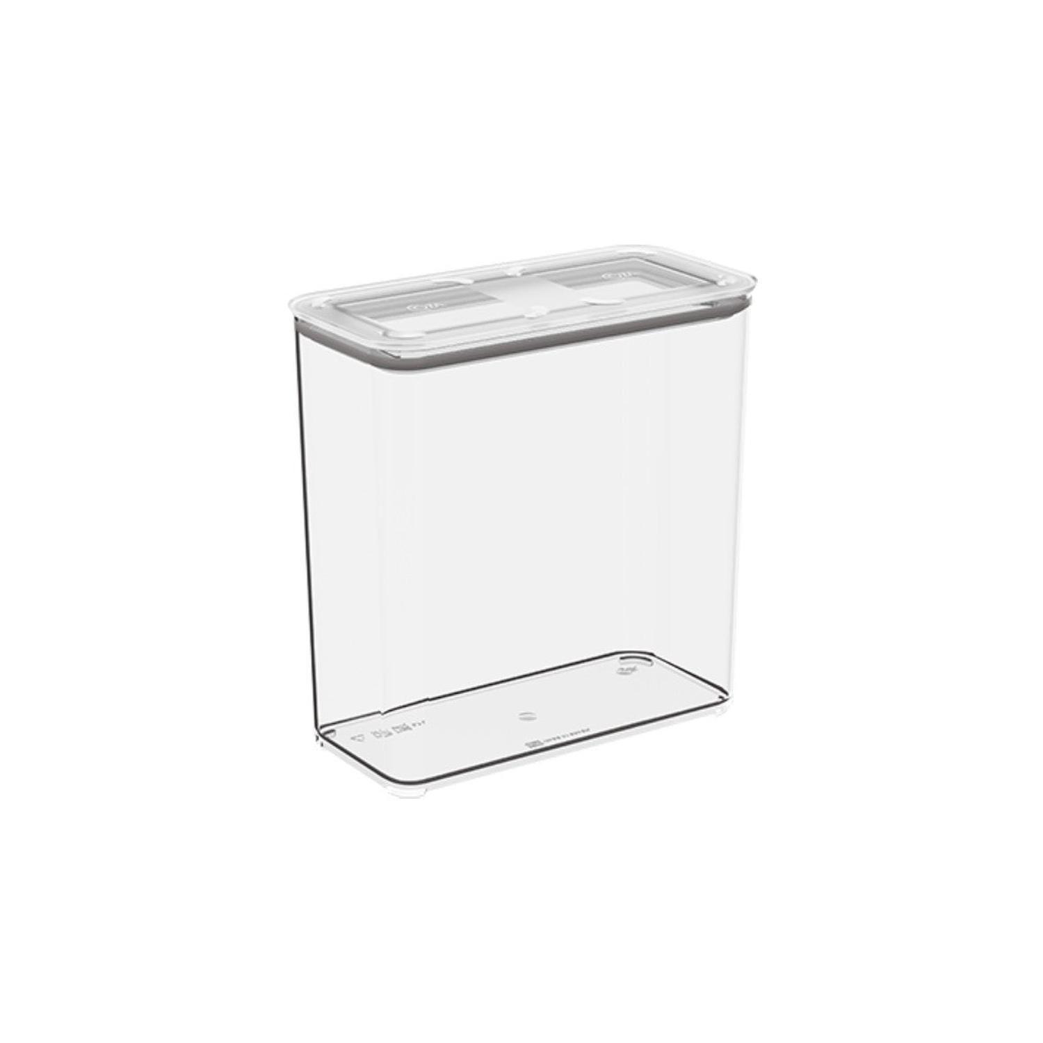 Contenedor Hermético Rectangular Modo 2,7 L Cristal -7