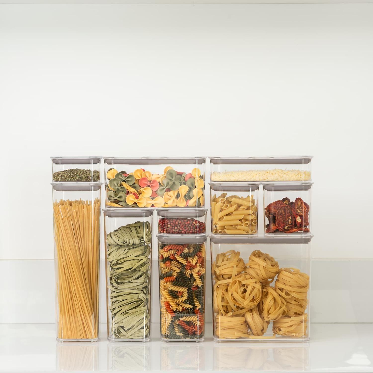Contenedor Hermético Rectangular Modo 2,7 L Cristal -8