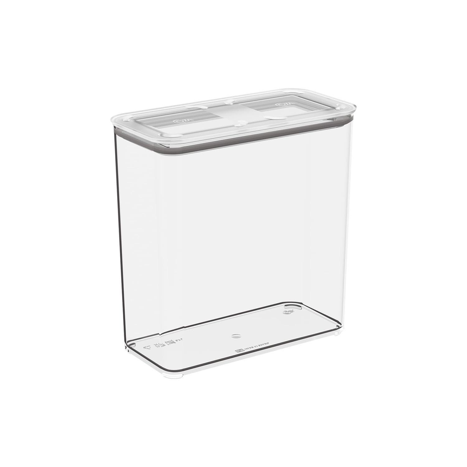 Contenedor Hermético Rectangular Modo 2,7 L Cristal -9