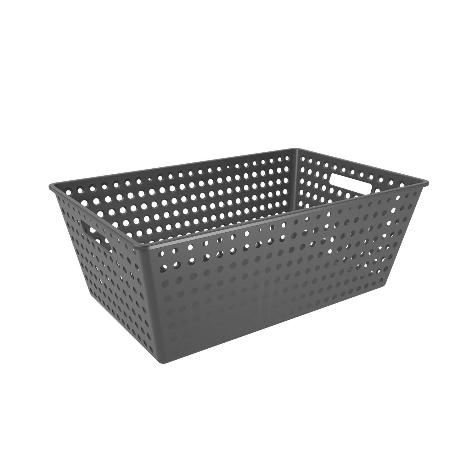 Cesta Organizadora One 38,6 L Gris Grafito -2