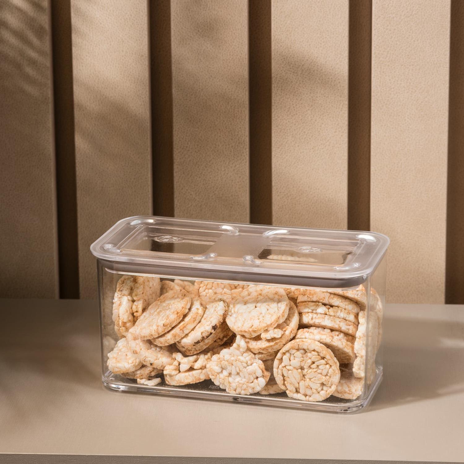 Contenedor Hermético Rectangular Modo 1,3 L Cristal -4