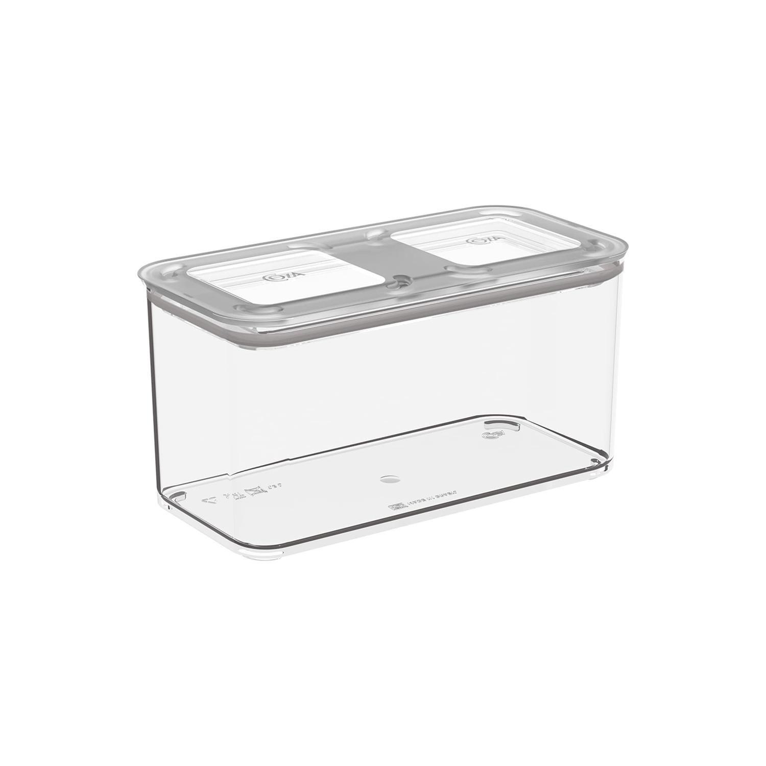 Contenedor Hermético Rectangular Modo 1,3 L Cristal -7