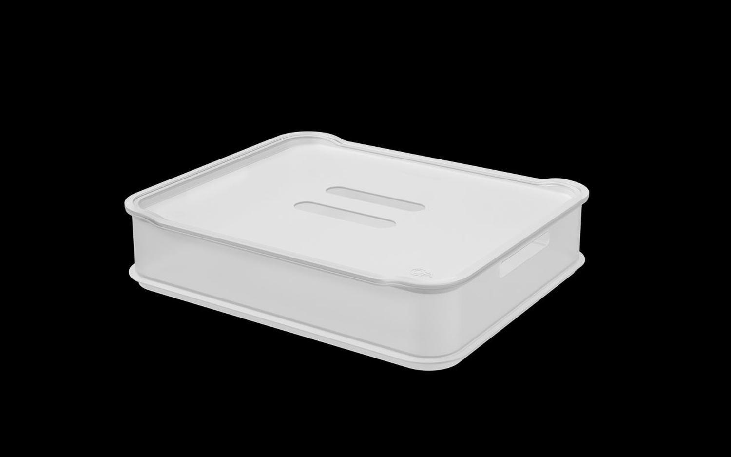 Caja Organizadora con Tapa Fit Maxi 7,6 L Natural -1