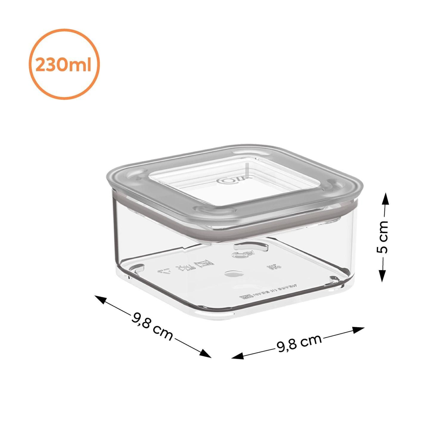 Contenedor Hermético Modo 230ml Cristal -2