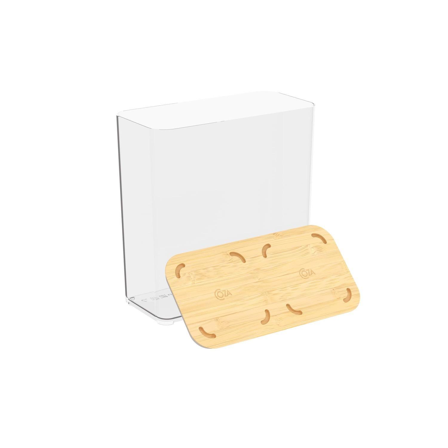 Contenedor Hermético Rectangular Modo Bambú 2,7L -6
