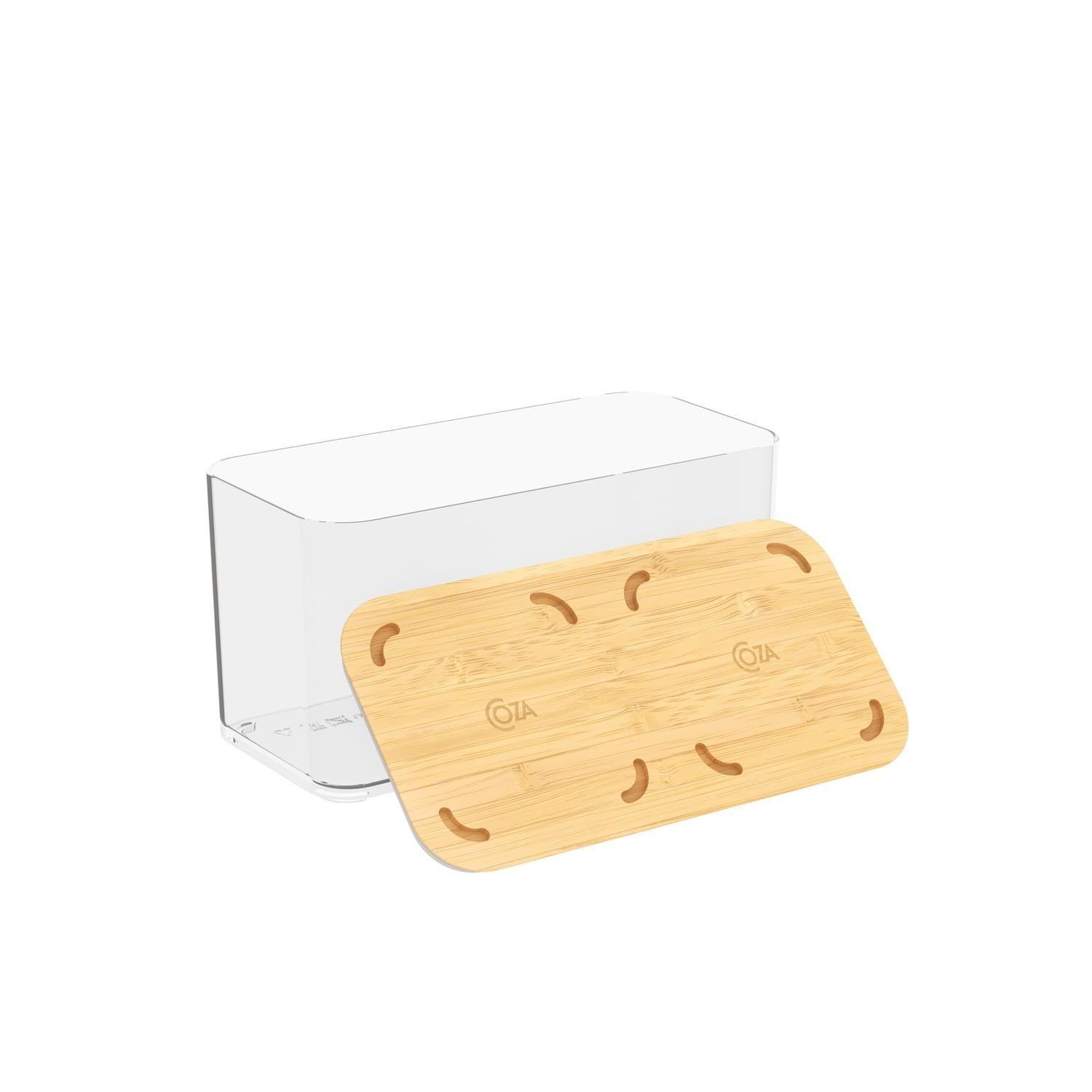 Contenedor Hermético Rectangular Modo Bambú 1,3L -5