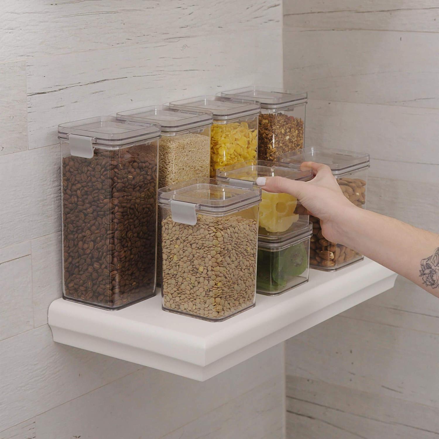 Contenedor Hermético Lock 2 L Cristal -4
