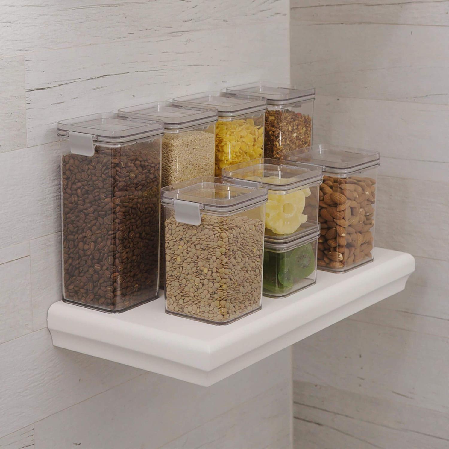 Contenedor Hermético Lock 2 L Cristal -5