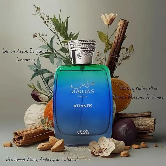 Perfume Árabe Hombre Rasasi Hawas For Him Atlantis EDP 100 ml -3