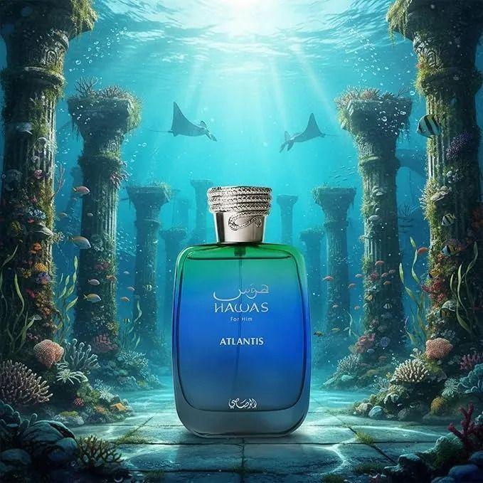 Perfume Árabe Hombre Rasasi Hawas For Him Atlantis EDP 100 ml -4