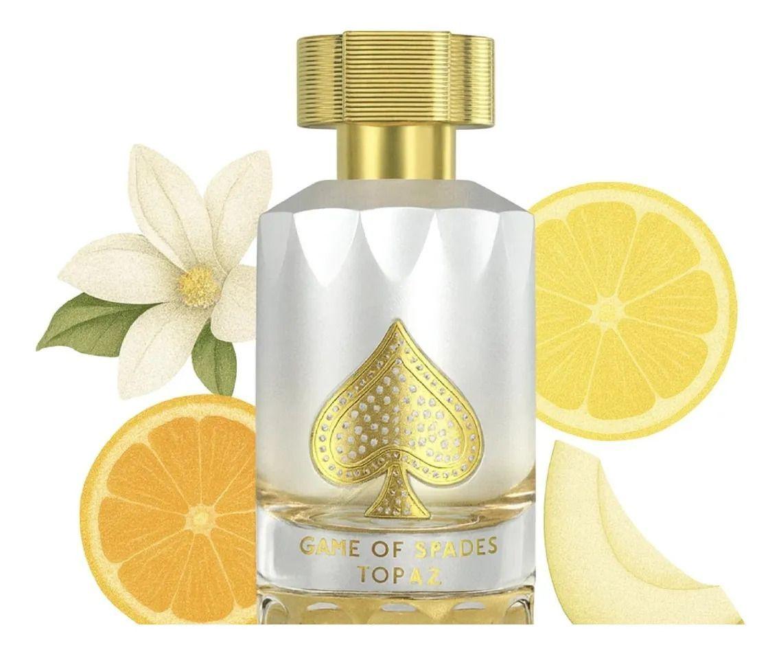 Perfume Árabe Unisex Jo Milano Paris Game Of Spades Topaz Parfum 90 ML-2
