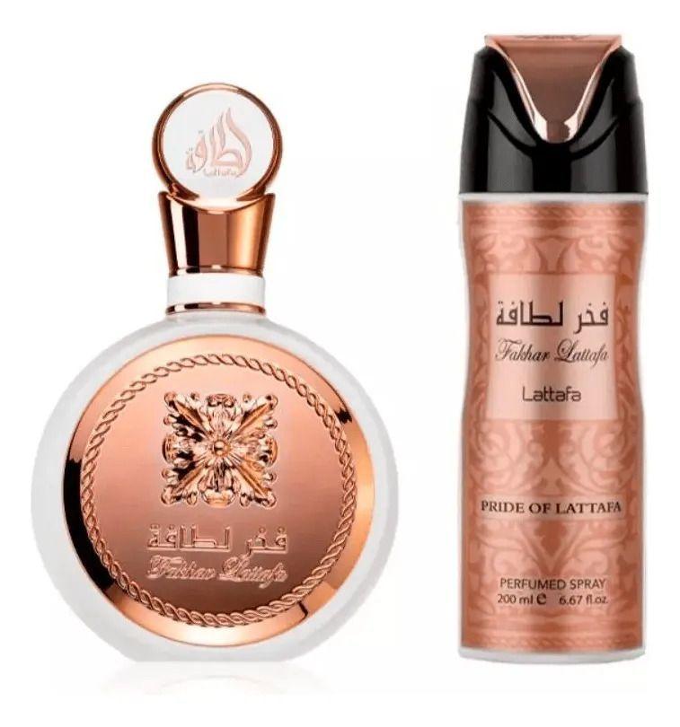 Set Perfume Lattafa Fakhar EDP 100 ml + Spray 200 ml-1