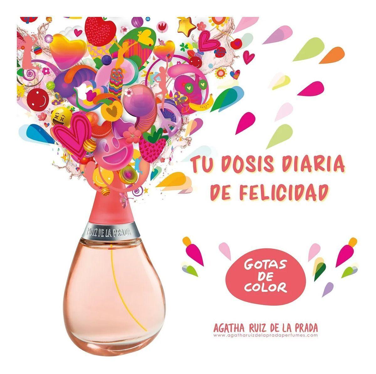 Perfume Mujer Agatha Ruiz De La Prada Gotas de Color EDT 100 ML -3