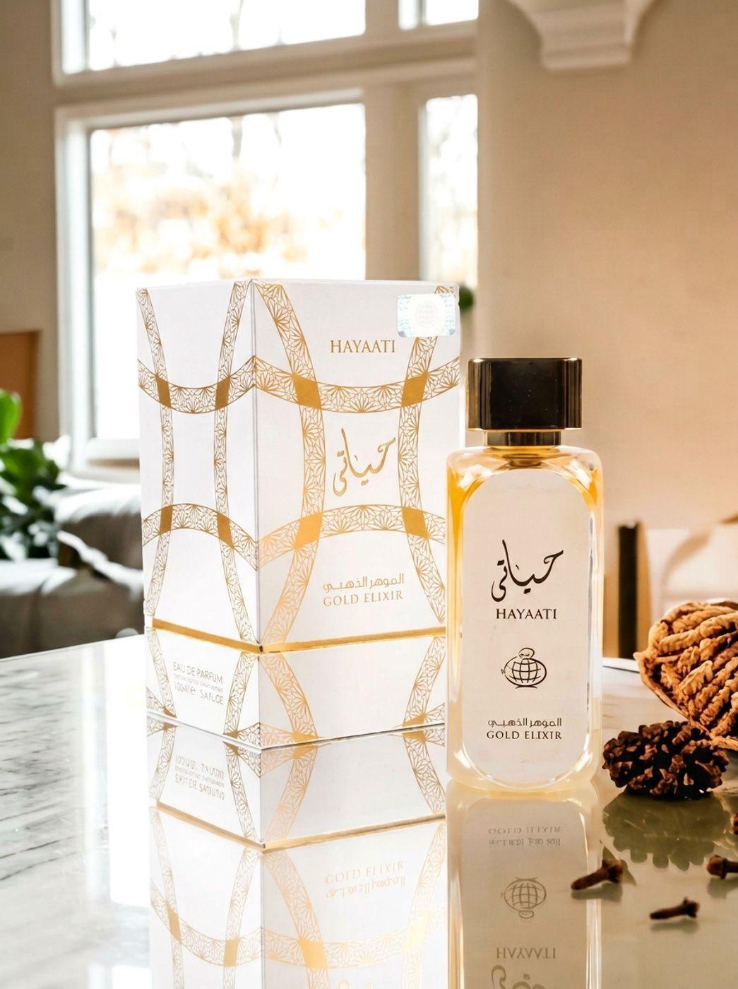 Perfume Árabe Unisex Lattafa Hayaati Gold Elixir EDP 100 ML -1