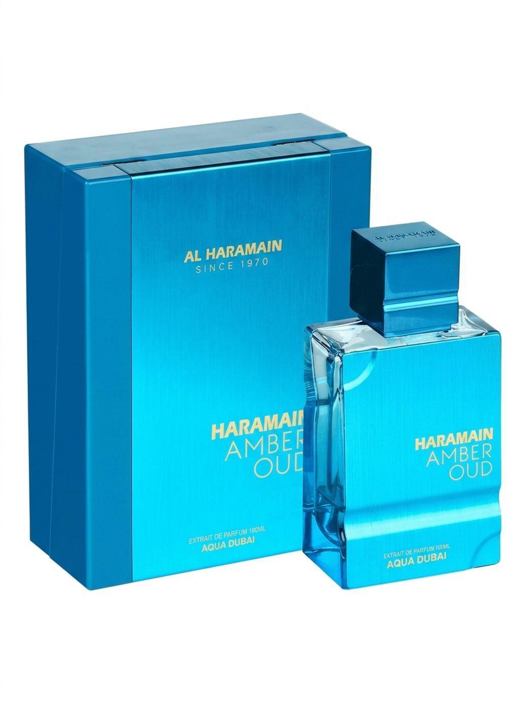 Perfume Árabe Unisex Al Haramain Amber Oud Aqua Dubai Extrait De Parfum 75 ML -0