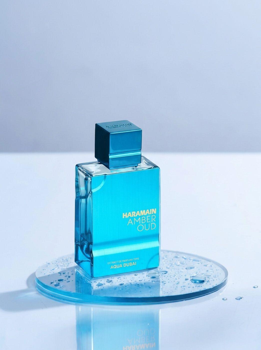 Perfume Árabe Unisex Al Haramain Amber Oud Aqua Dubai Extrait De Parfum 75 ML -2