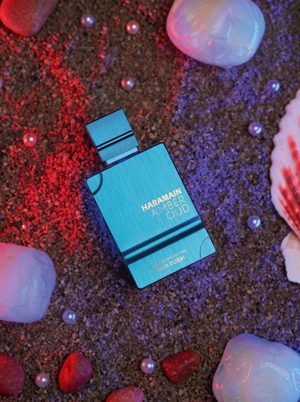 Perfume Árabe Unisex Al Haramain Amber Oud Aqua Dubai Extrait De Parfum 75 ML -3