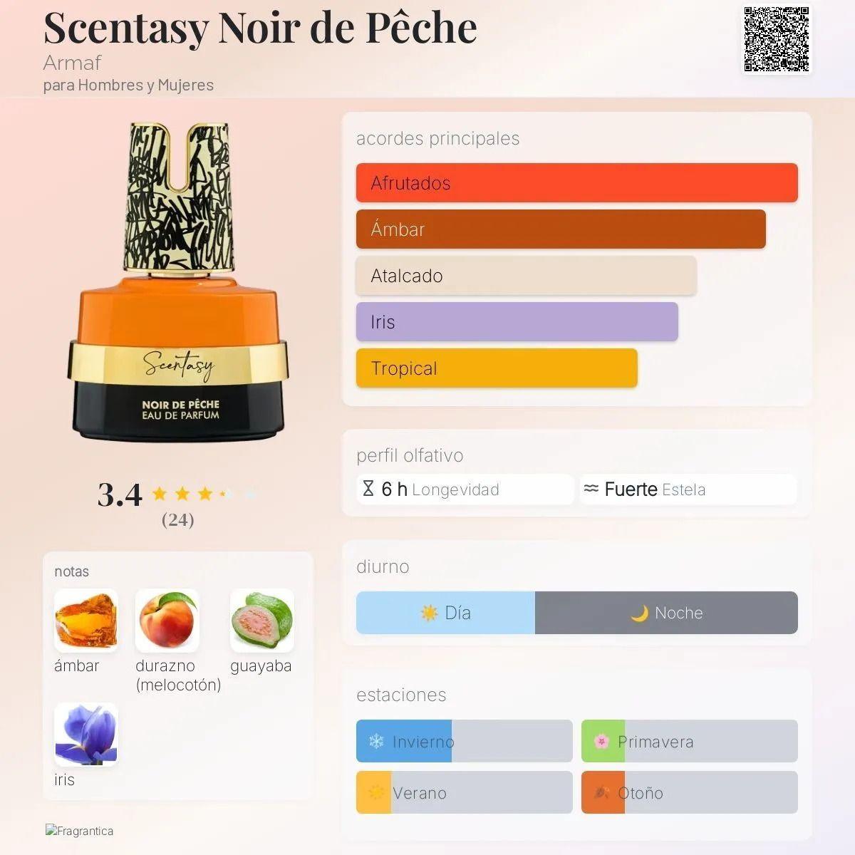 Perfume Árabe Unisex Armaf Scentasy Noir De Peche EDP 100 ml -2