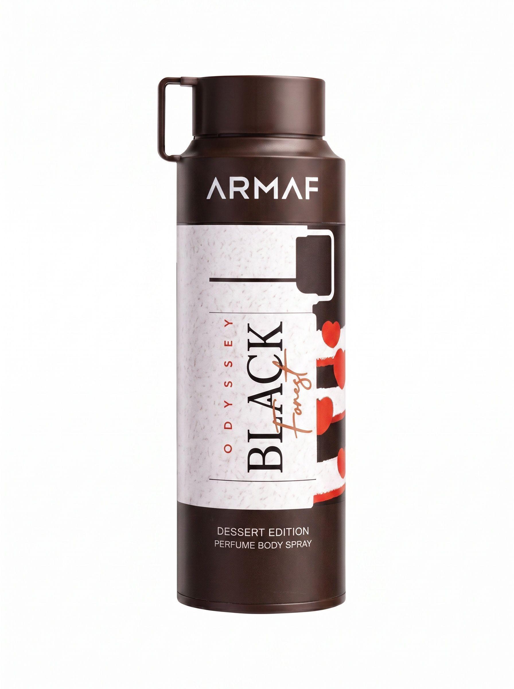 Body Spray Árabe Unisex Armaf Odyssey Black Forest 200 ml -0